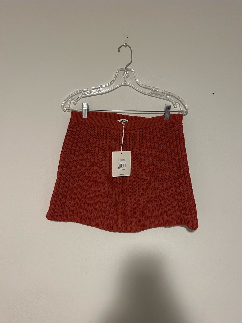 Venroy Terracotta Size M Cotton Crochet Polo and Miniskirt Set - Picture 9 of 9